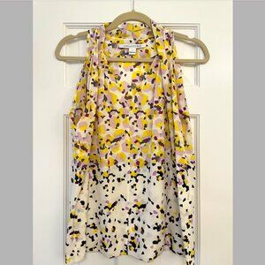 Diane Von Furstenberg Silk Summer Top (sz small)
